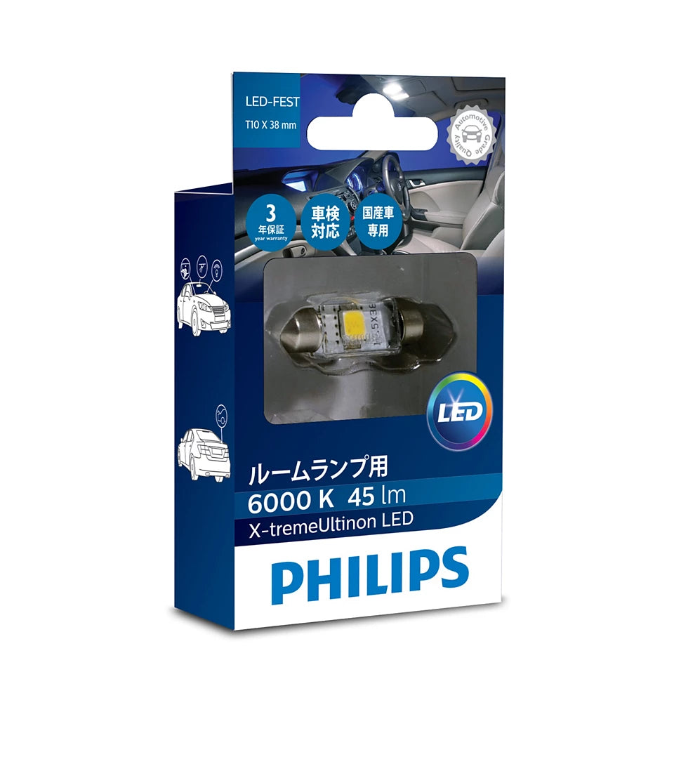 Philips LED 38mm Festoon Bulb 6000k