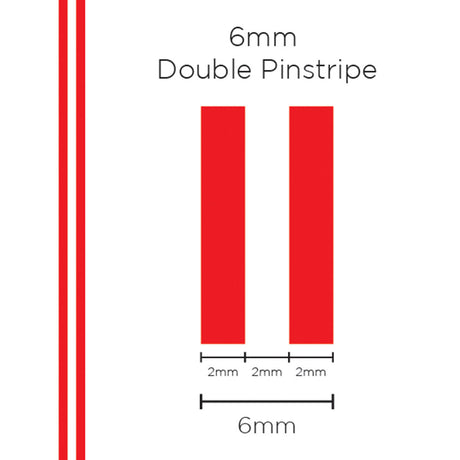 SAAS-Pinstripe-Double-Red-6mm-X-10M-|-1303