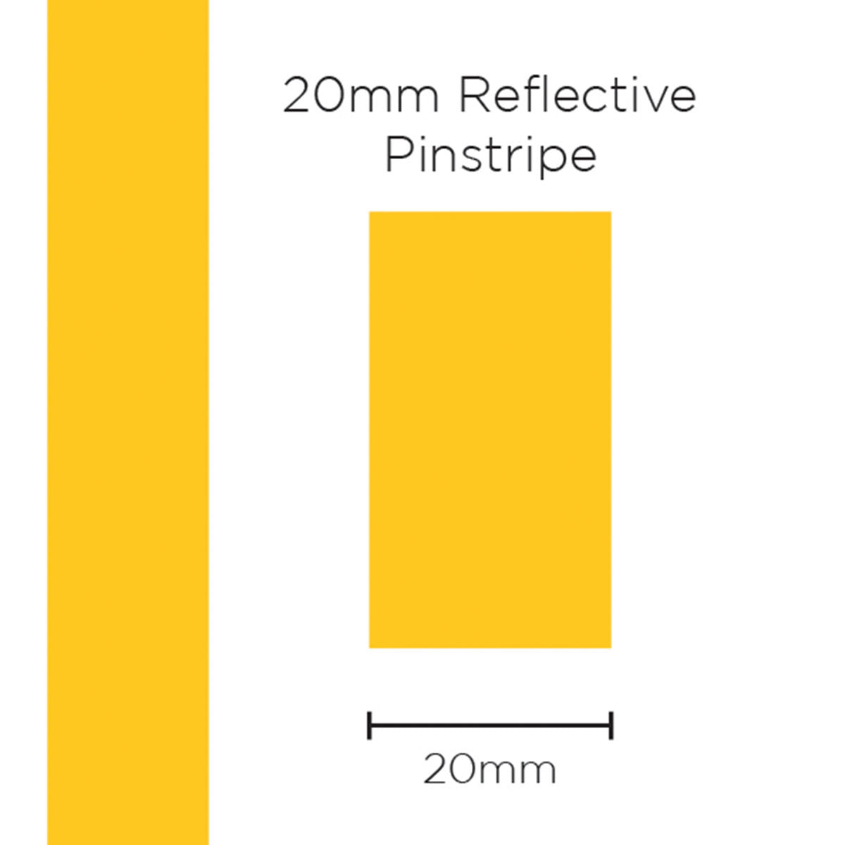 SAAS-Pinstripe-Reflective-Yellow-20mm-X-1Mtr-|-1701