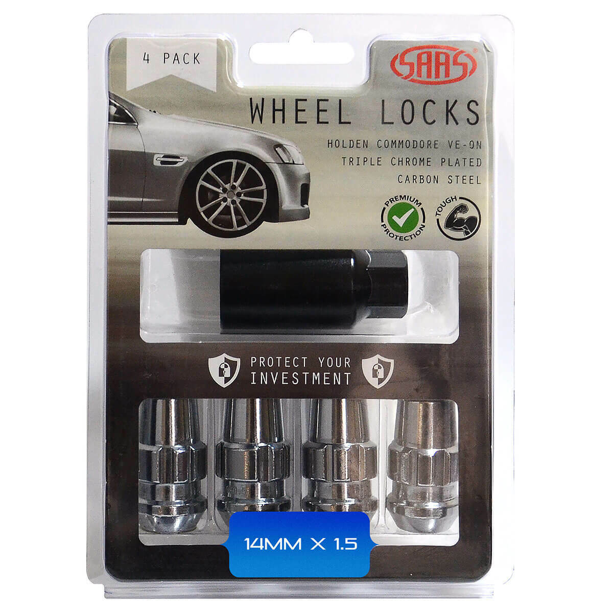 SAAS-Lock-Nuts-Splined-Acorn-Bulge-44mm-14mm-X-1.50-Pk-4-|-924429