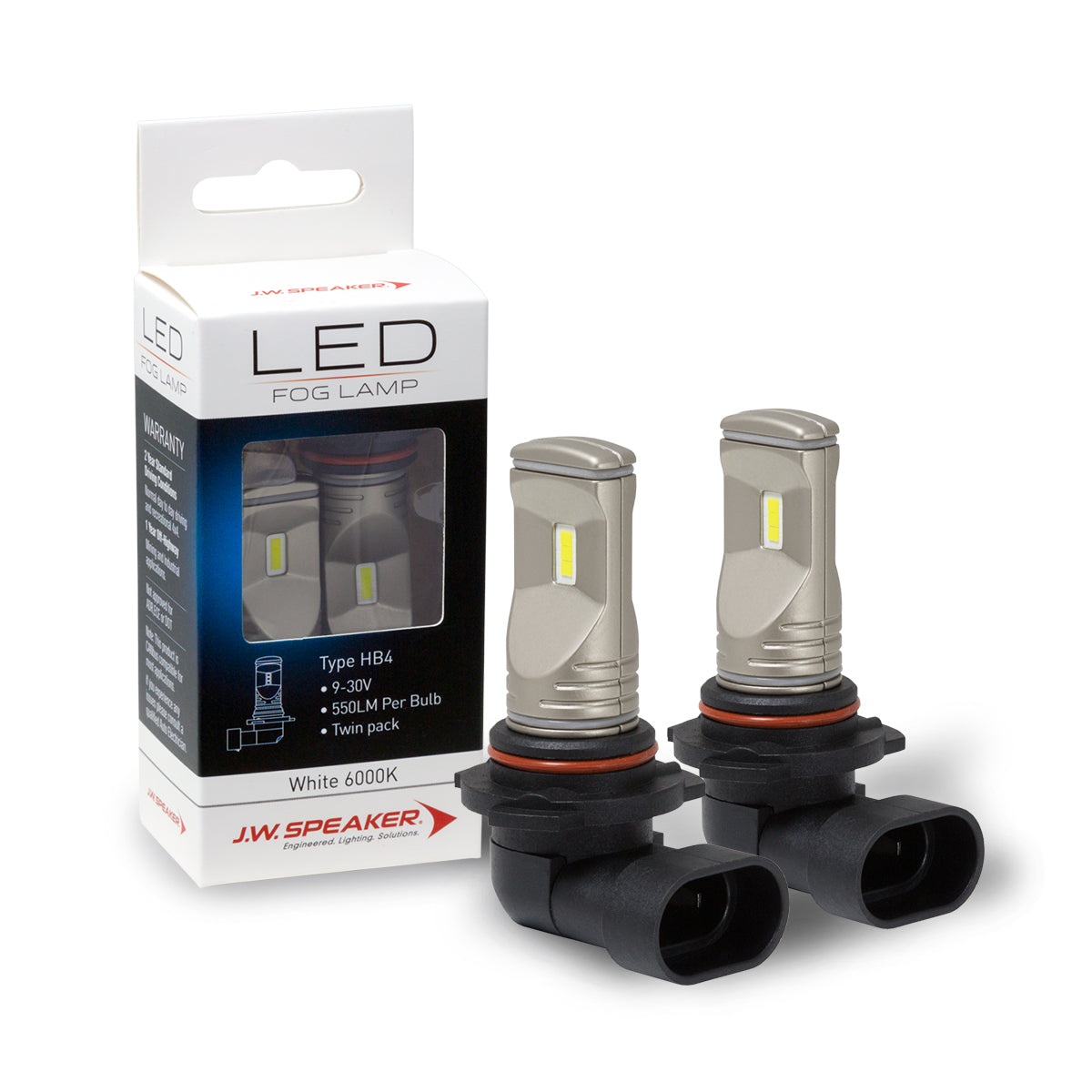 JW Speaker LED HB4 Fog Light Kit 12-24V 6000K