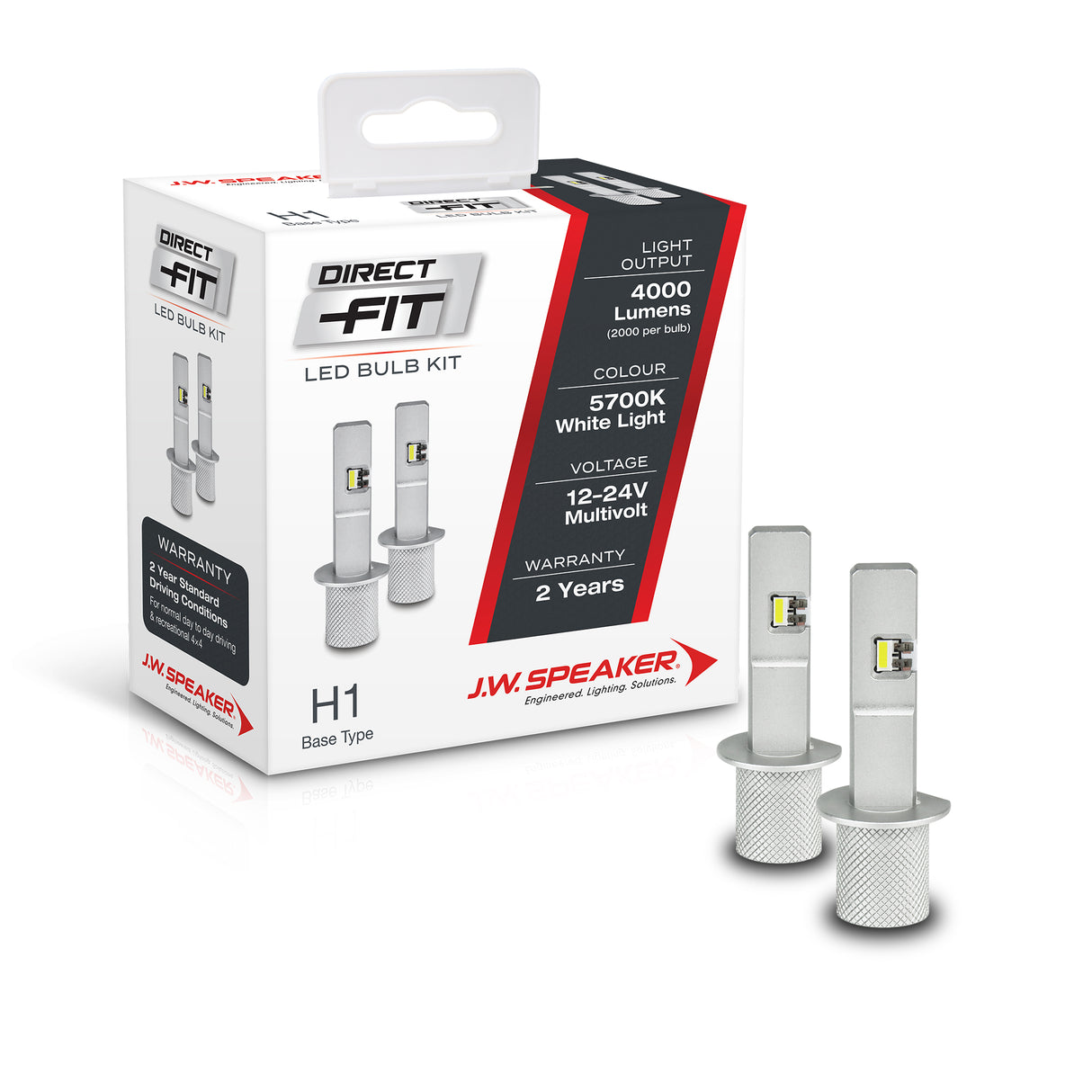 JW Speaker LED H1 Direct Fit Kit 12-24V 5700K