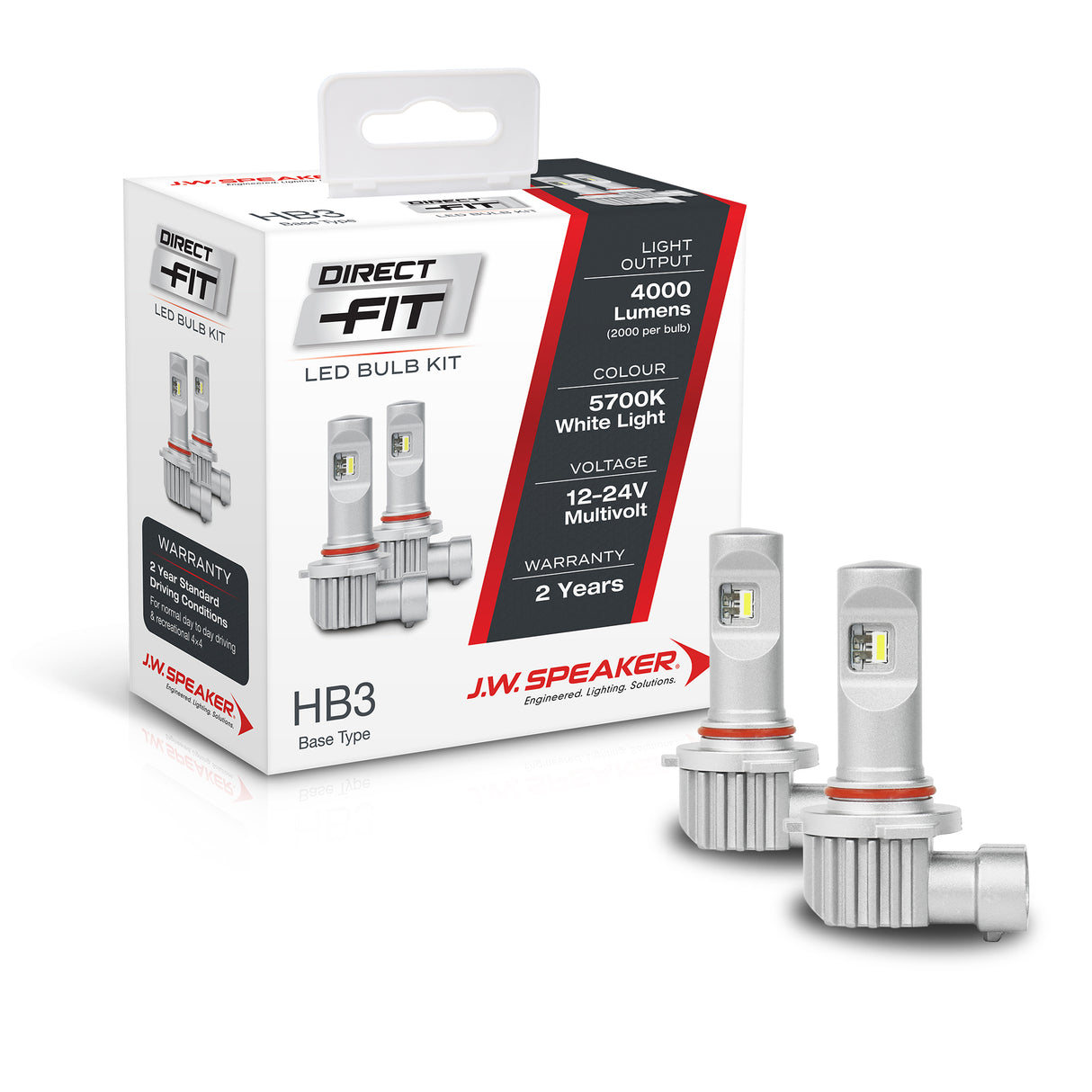 JW Speaker LED HB3 Direct Fit Kit 12-24V 5700K