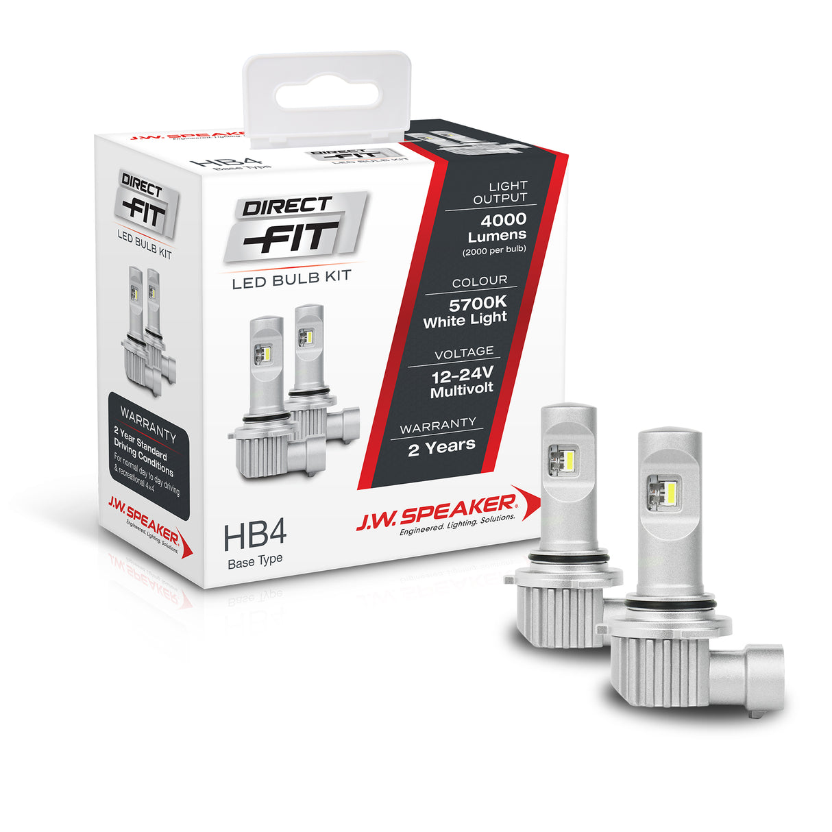 JW Speaker LED HB4 Direct Fit Kit 12-24V 5700K