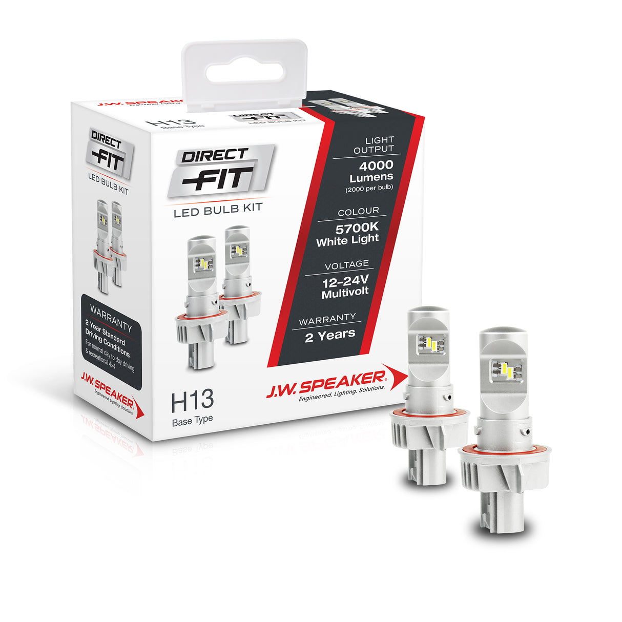JW Speaker LED H13 Direct Fit Kit 12-24V 5700K