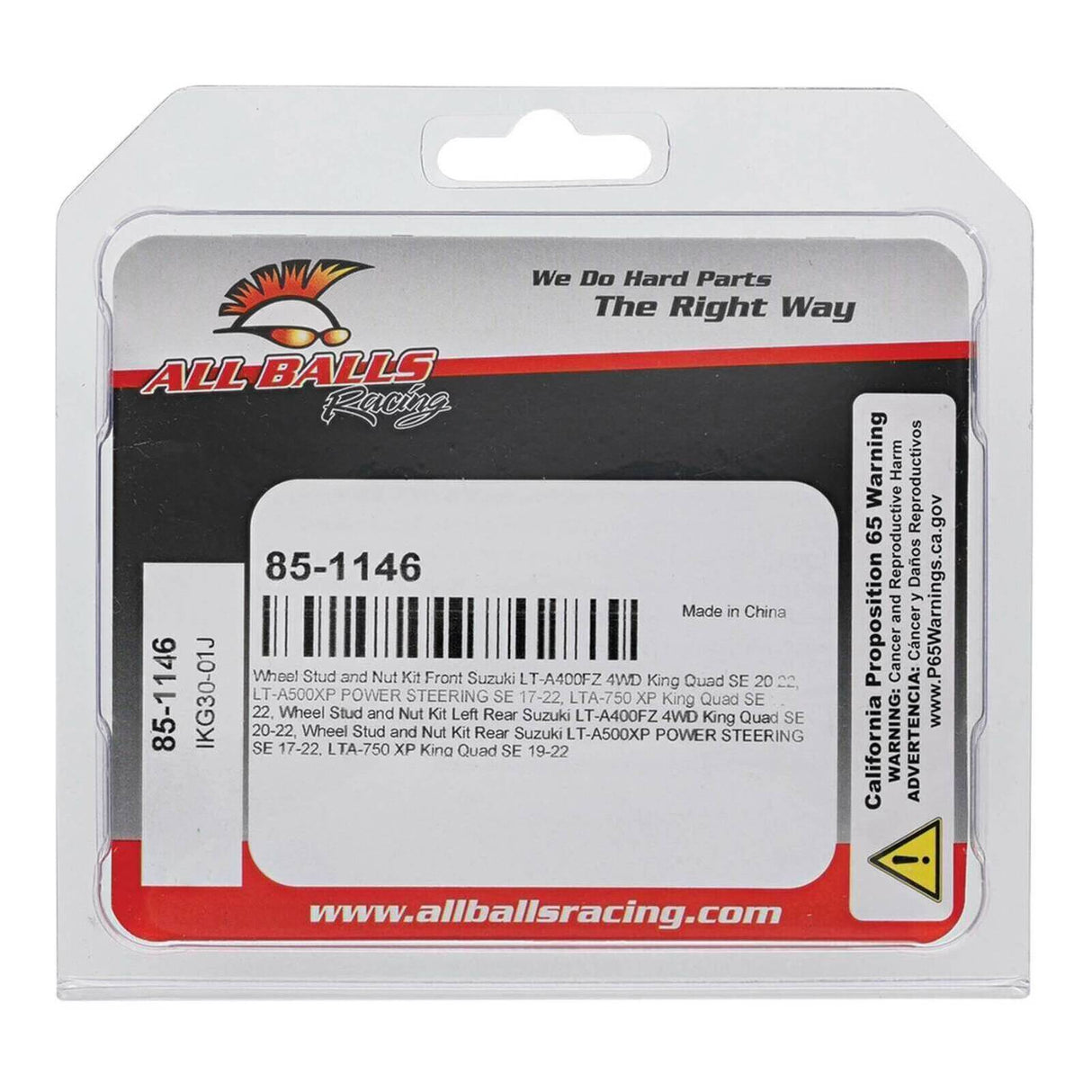 Wheel Stud and Nut Kit 85-1146