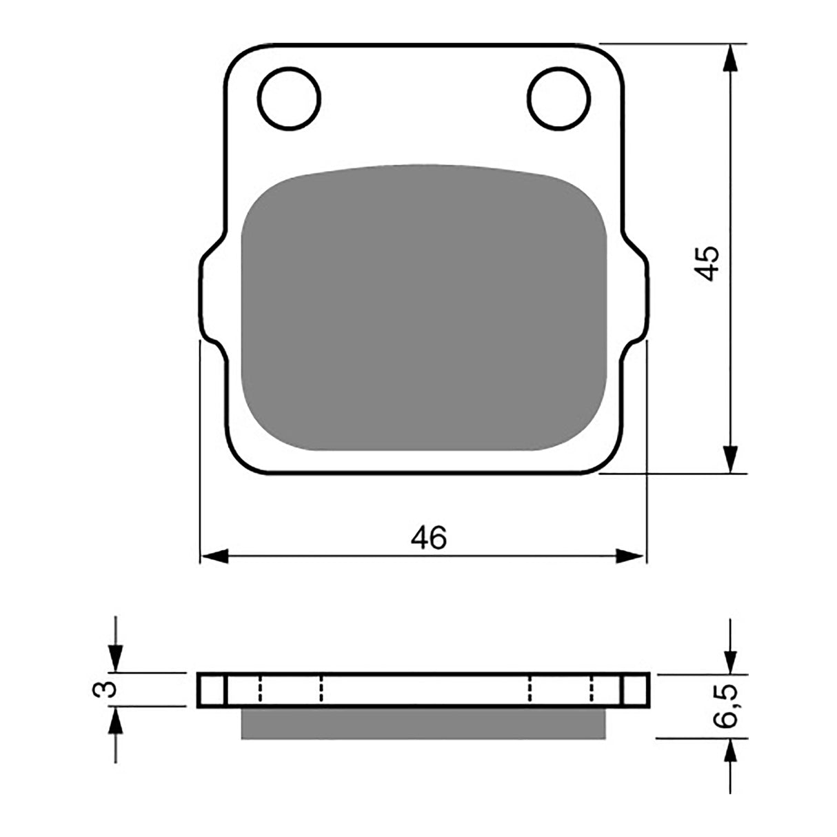 GOLDfren Brake Pads GF077 - S3