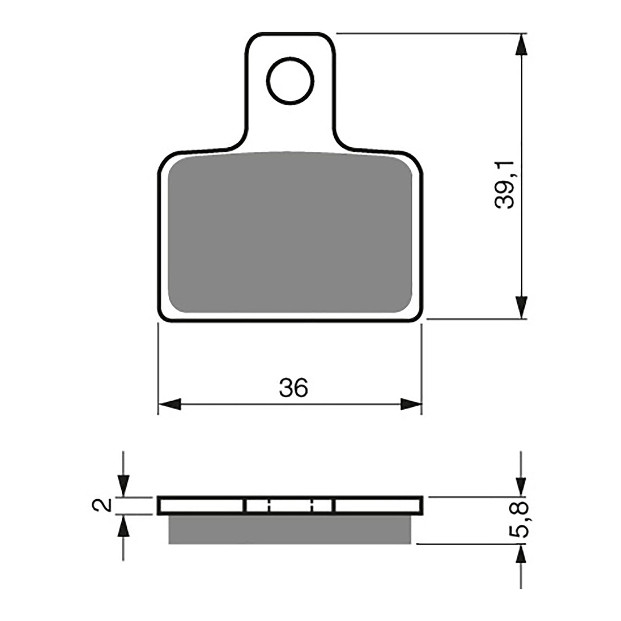 GOLDfren Brake Pads GF173 - K5