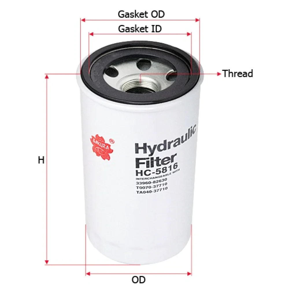 Sakura-Hydraulic-Oil-Filter-|-Hc-5816