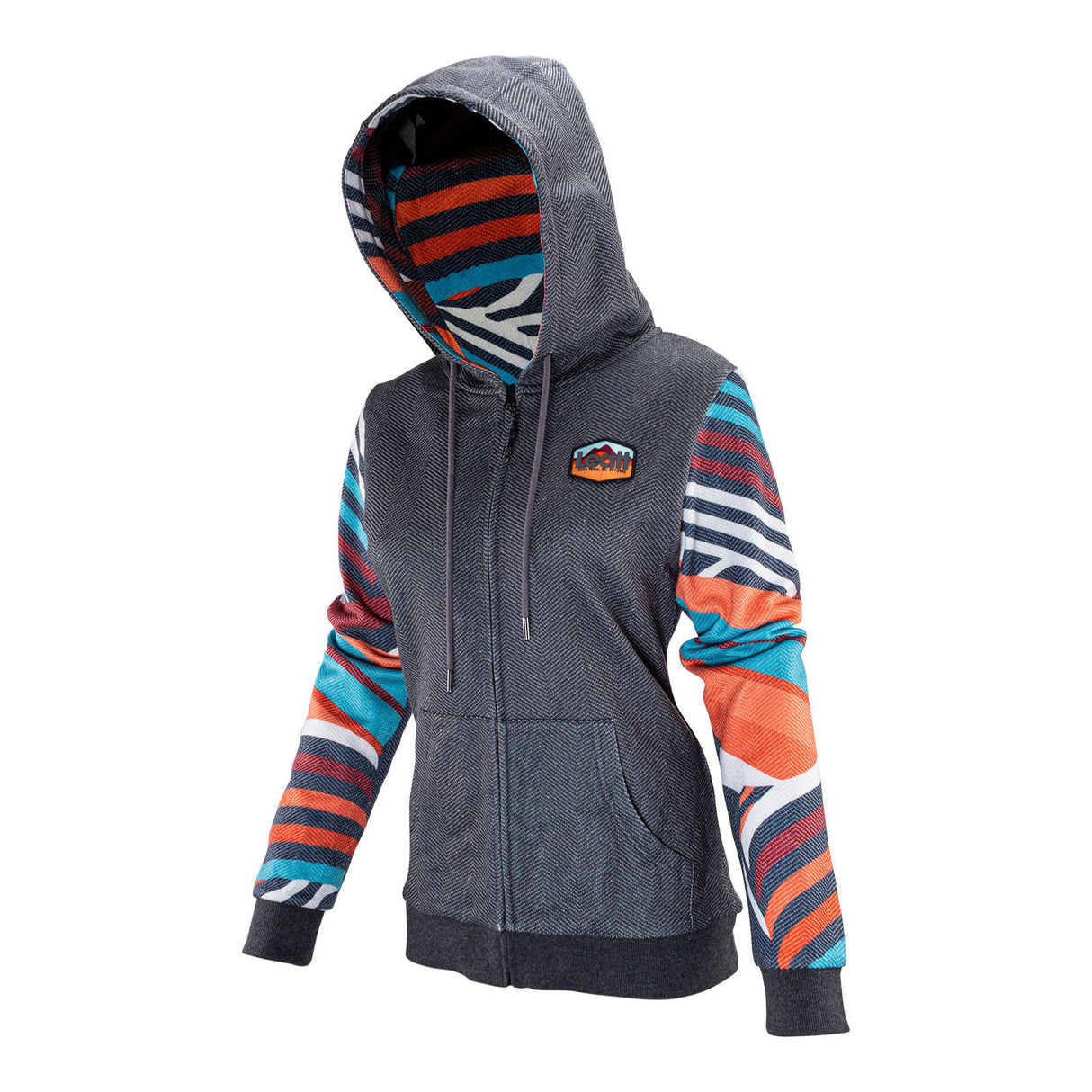 Leatt Premium Zip Hoodie - Stripes