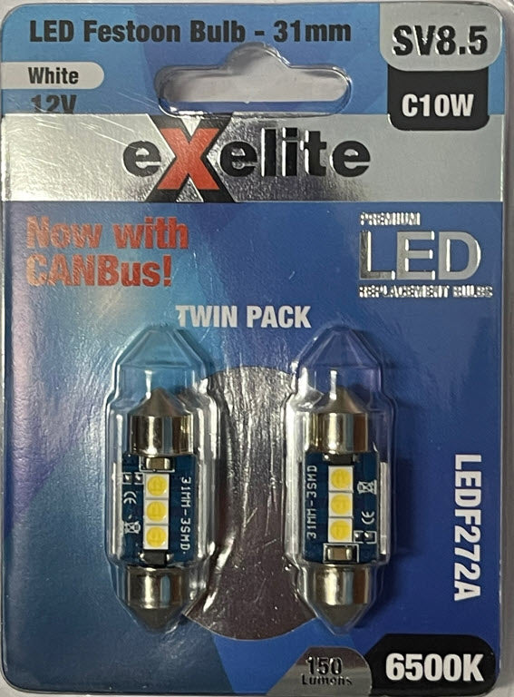 Exelite Globe Fest 12V 10W Sv8.5 Pair