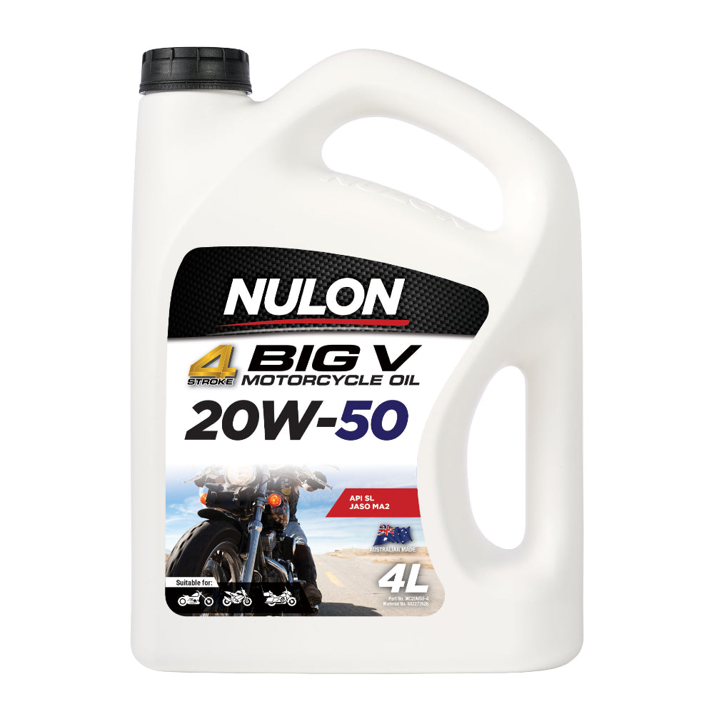 Nulon Mineral 20W-50 V-Twin Motorcycle Engine Oil 4L