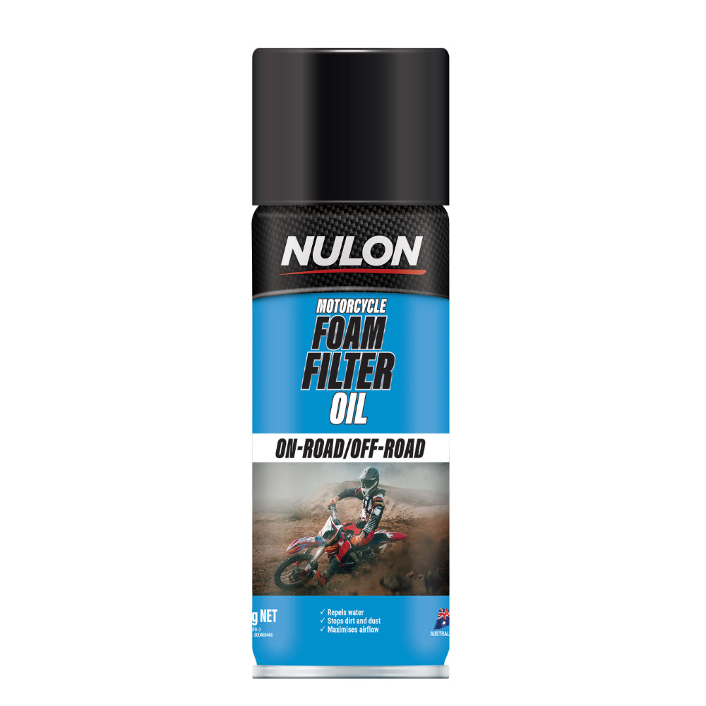 Nulon Motorcycle Foam Air Filter Oil Spray 300G
