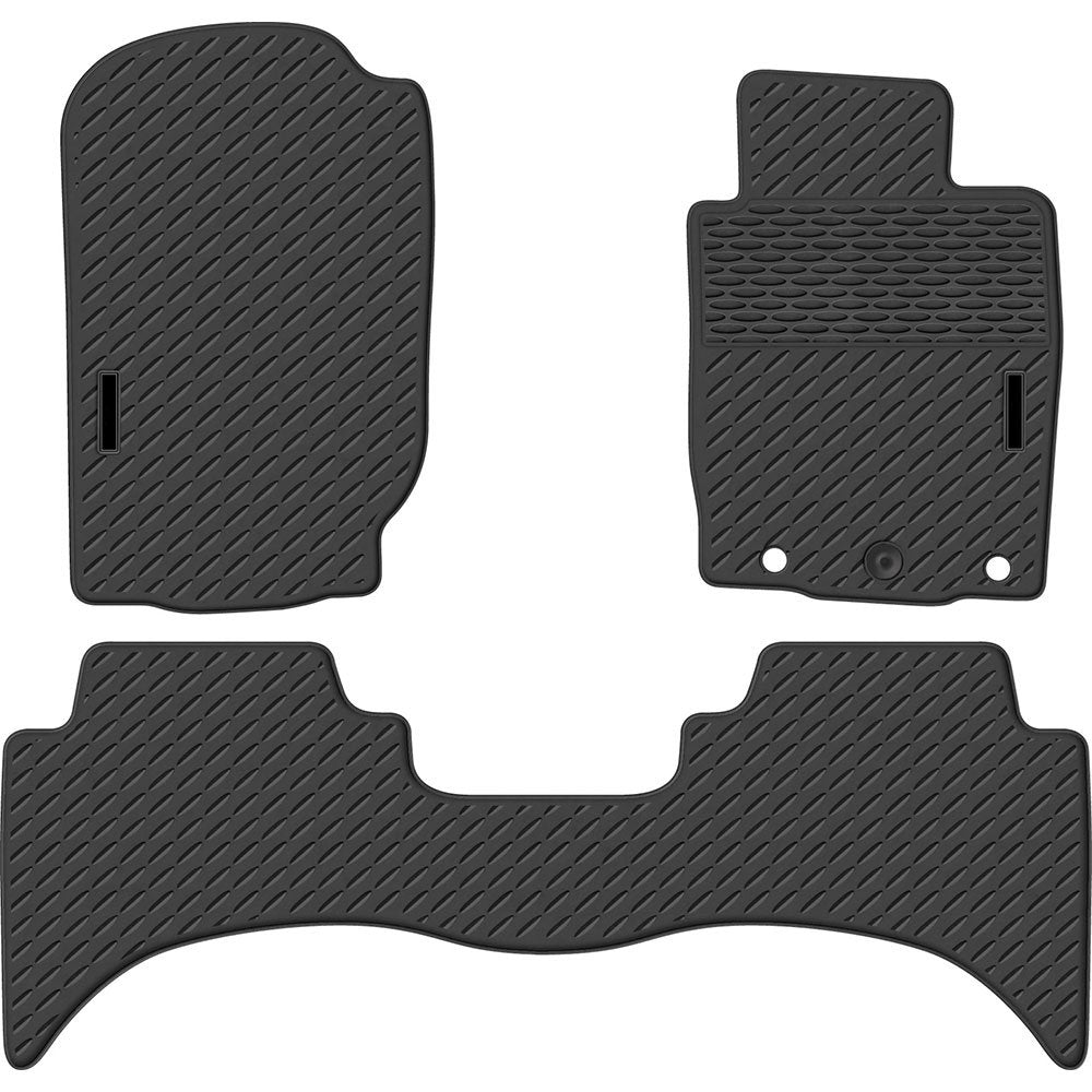 Heavy Duty Rubber Floor Mats Mitsubishi Triton Mq 2015 2022 Auto Parts Guys