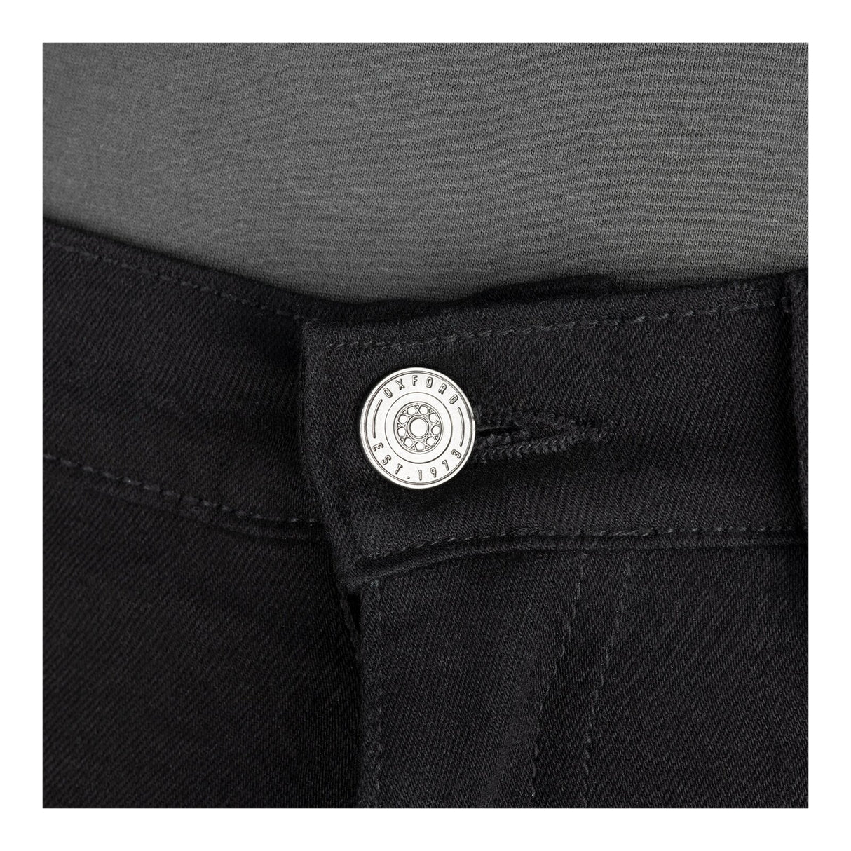 Oxford Super Stretch Men's Jeans - Black (Short)