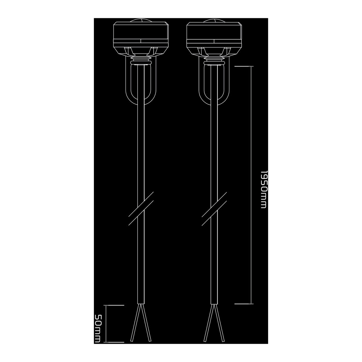 Oxford Run Light - Rear