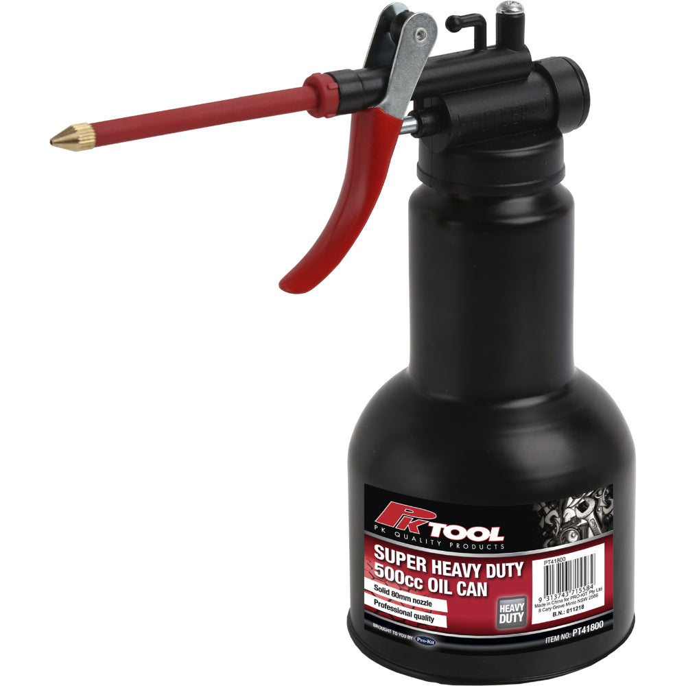 PK Tool 500cc Oil Can With Straight Nozzle