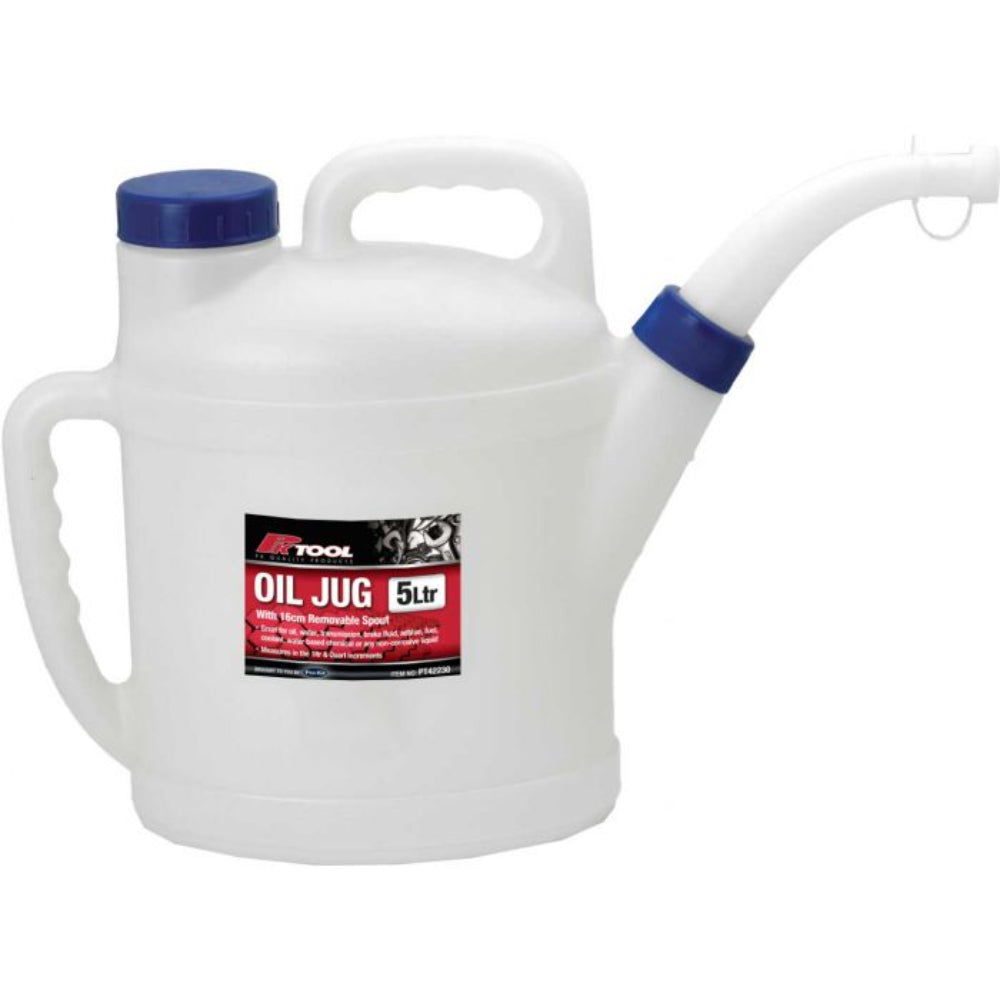 PK Tool 5L Oil Jug With Lid & Two Handles