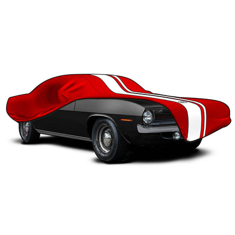 SAAS-Car-Cover-Indoor-Classic-Medium-4.5M-Red-With-White-Stripes-|-SC1031