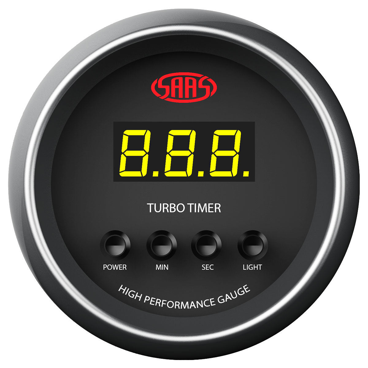 SAAS-Turbo-Timer-Digital-Auto-52mm-Black-Muscle-Series-|-SG-DTT52B