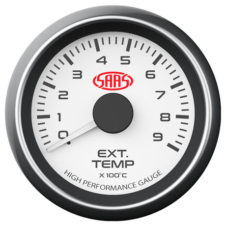 SAAS-Exhaust-Temp-Gauge-0°-900°-52mm-White-Muscle-Series-|-SG-EXT52W1