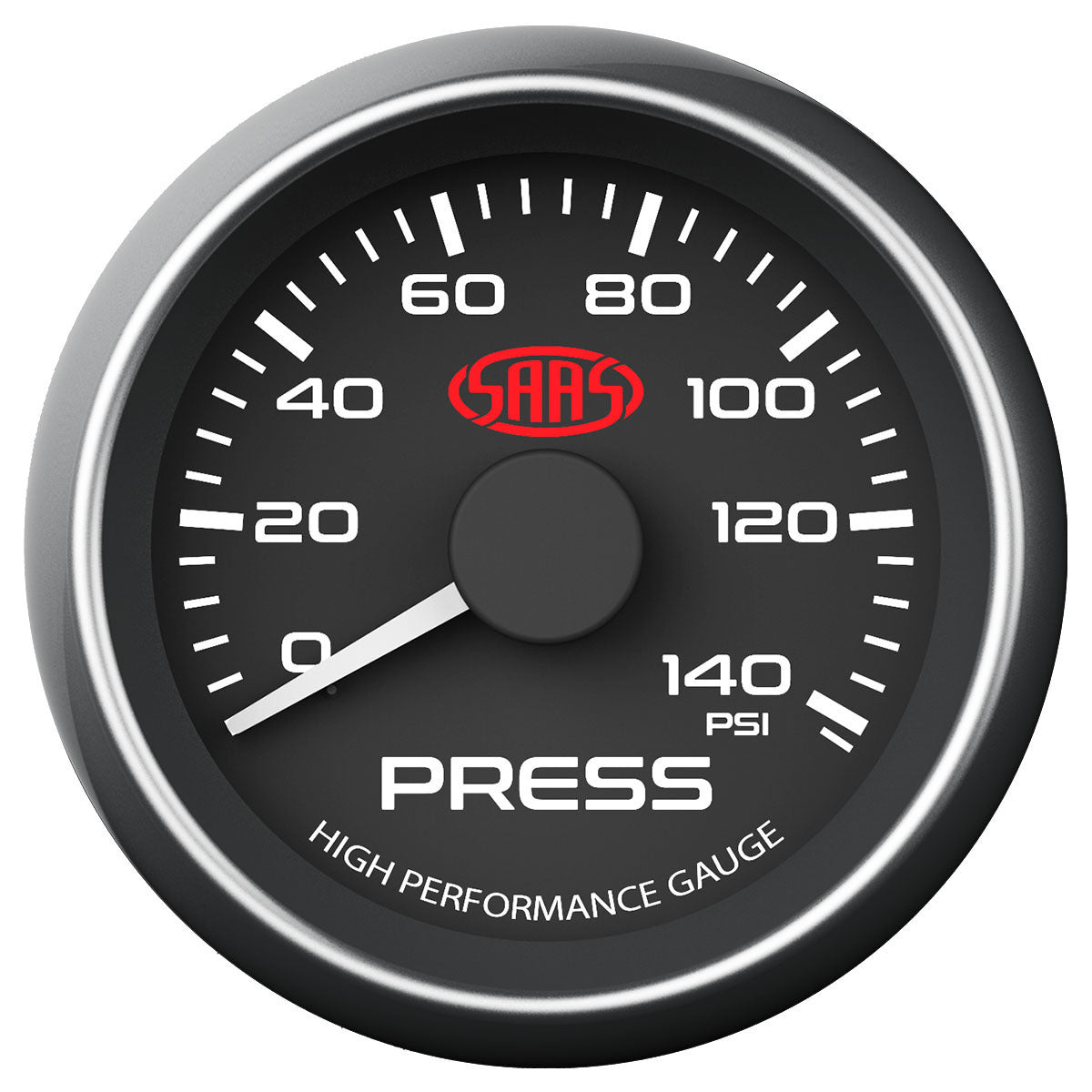 SAAS-Oil-Press-Gauge-0-140Psi-52mm-Black-Muscle-Series-|-SG-OP52B