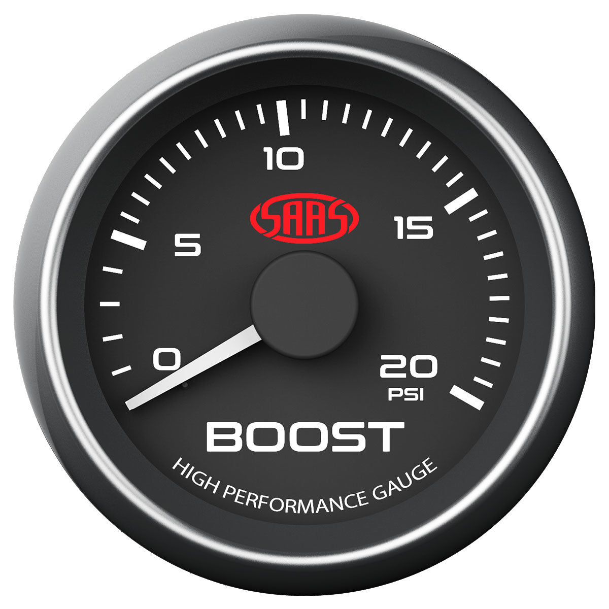 SAAS-Boost-Gauge-Diesel-0-20-Psi-52mm-Black-Muscle-Series-|-SG-TBD52B1