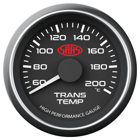 SAAS-Trans-Temp-Gauge-60°-200°-52mm-Black-Muscle-Series-|-SG-TT52B
