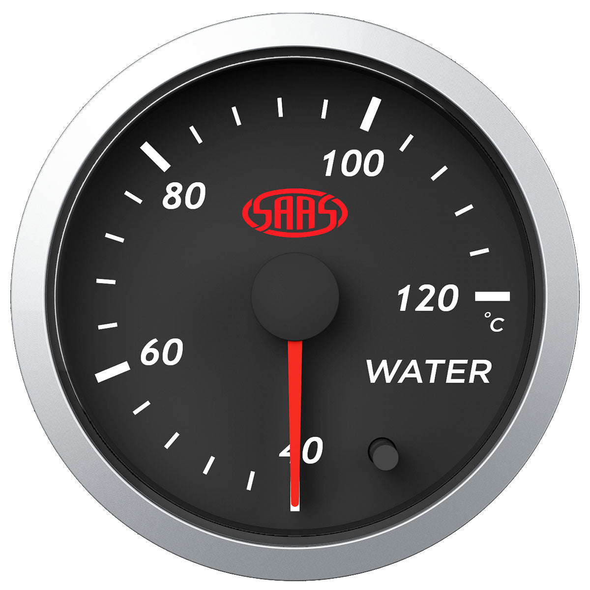 SAAS-Water-Temp-Gauge-40°-120°-52mm-Black-Street-Series-|-SG21220