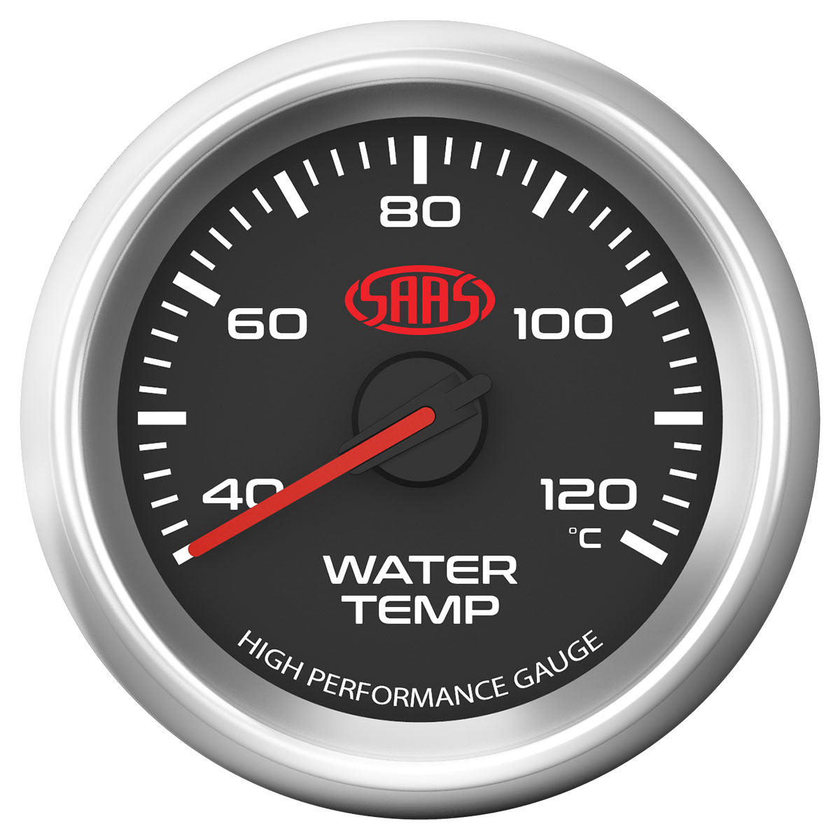 SAAS-Water-Temp-Gauge-40°-120°-52mm-Black-Muscle-Series-3-|-SG32220