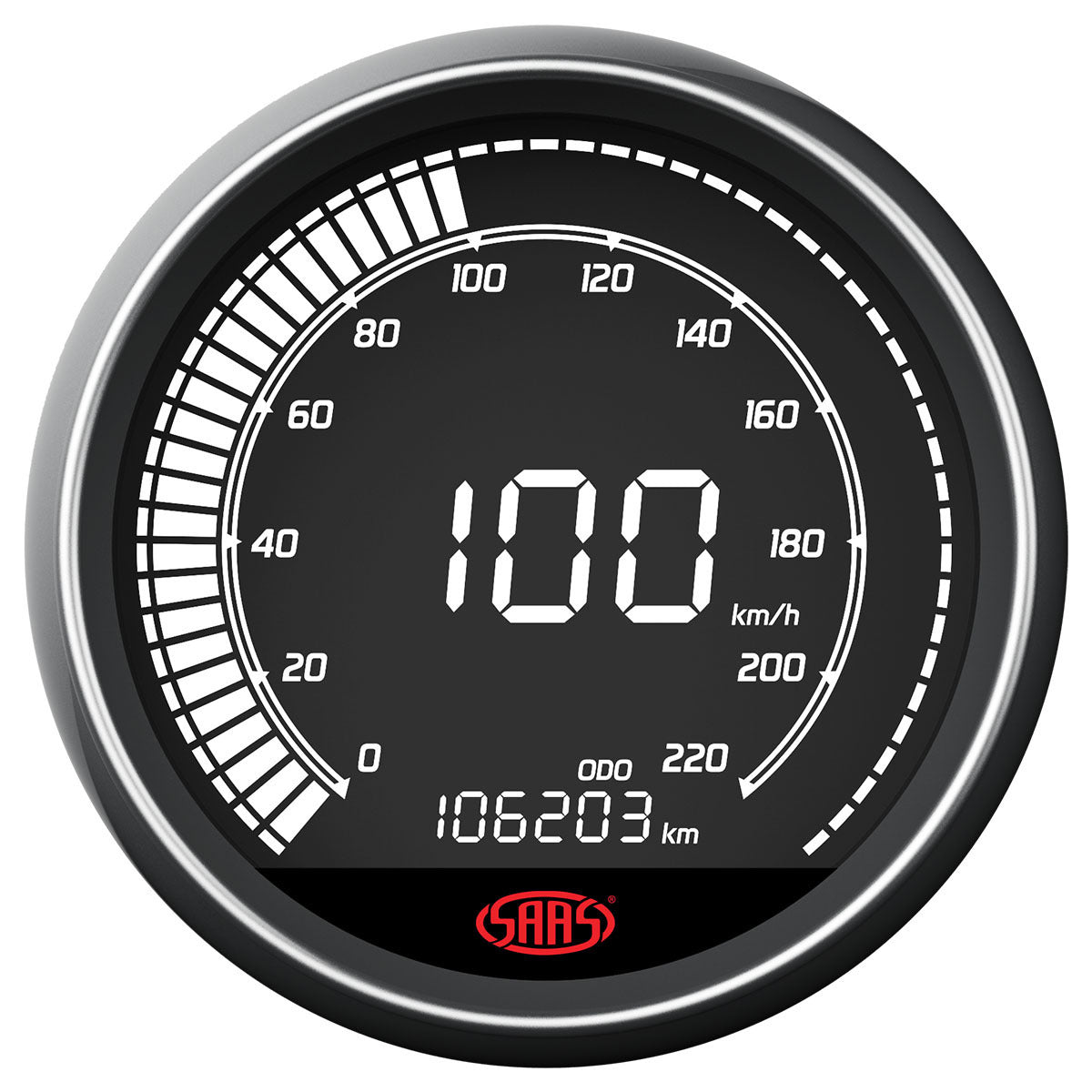 SAAS-Speedometer-0---220-Kph-3-1/2-Indash-Digital-Series-|-SG41263
