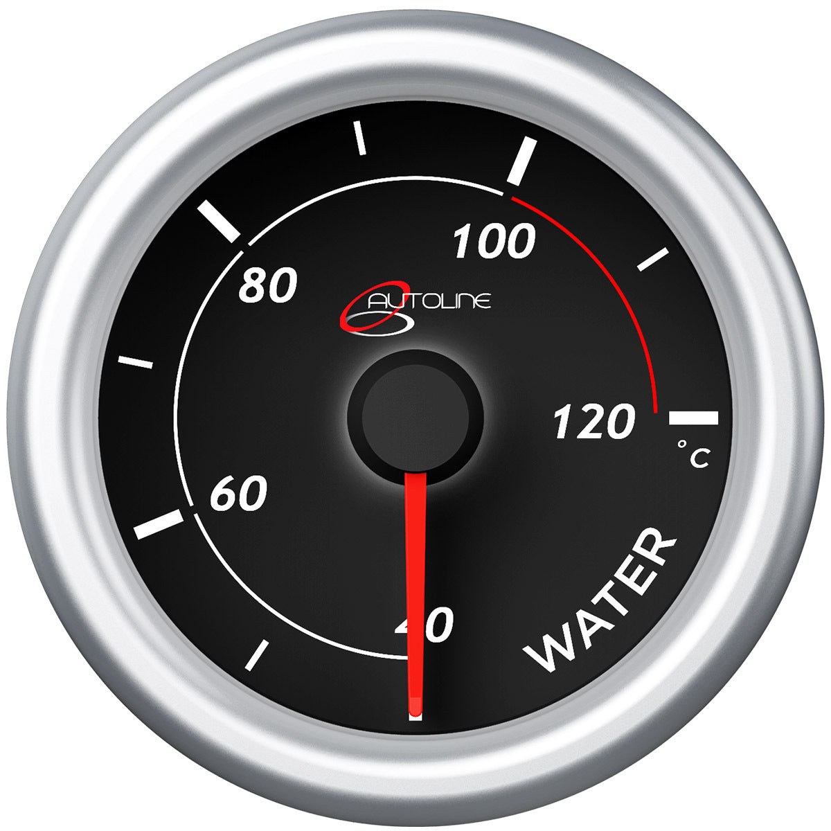 SAAS-Water-Temp-Gauge-40°-120°-52mm-Black-Autoline-|-SG71220