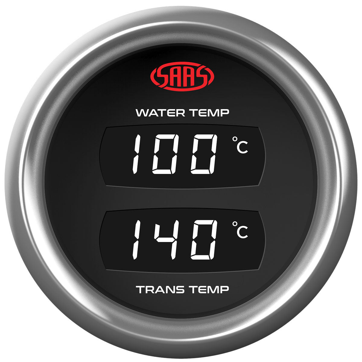 SAAS-Dual-Digital-Gauge-Water-Temp-40°-150°-/-Trans-Temp-60°-200°-|-SG912022