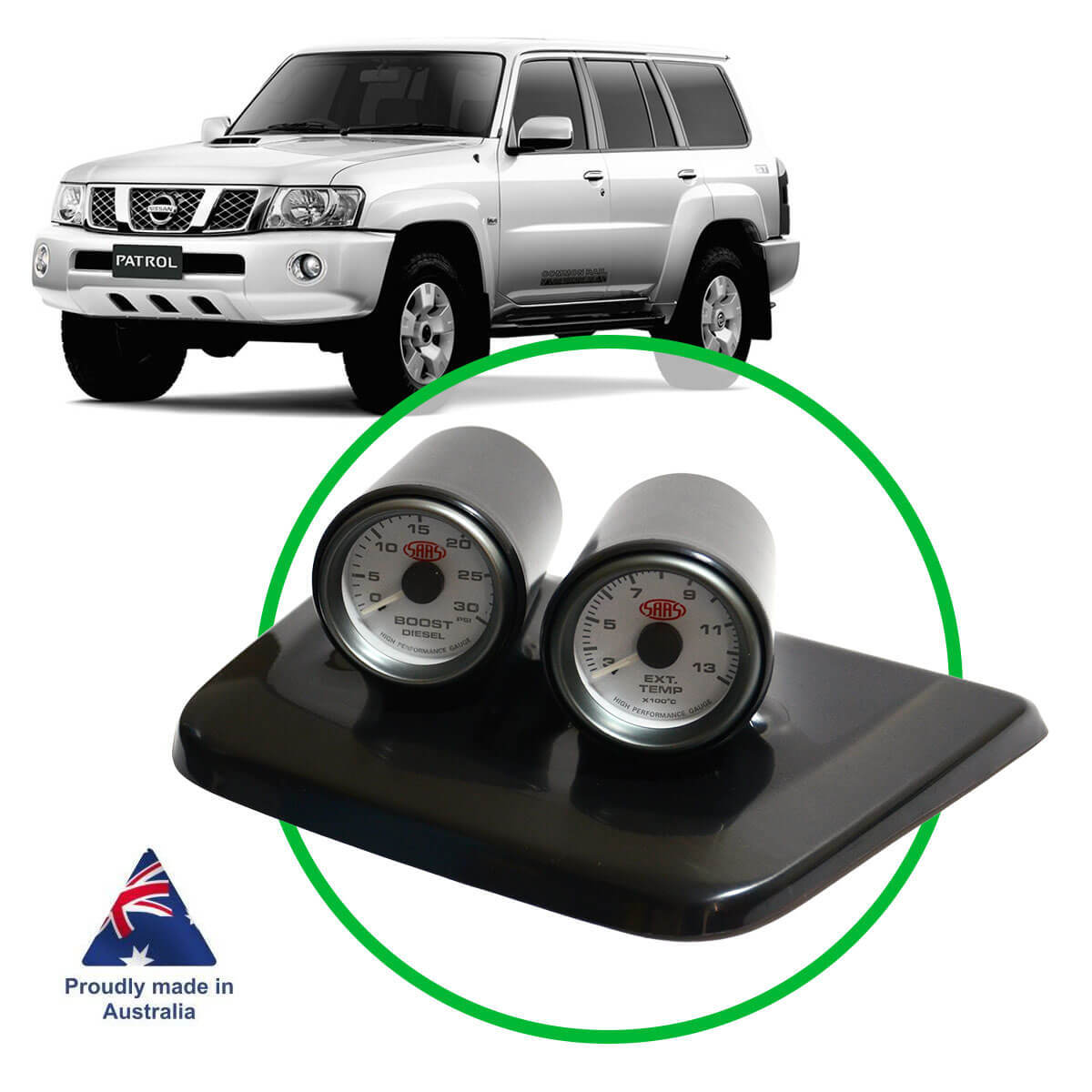 SAAS-Gauge-Dash-Pod-Patrol-1997---2004-Gu---Y61-|-SGP4207