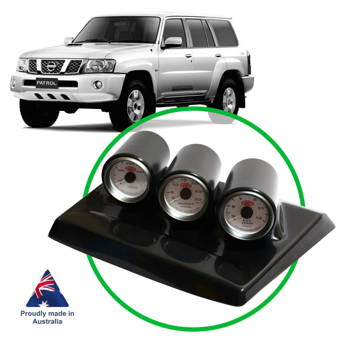 SAAS-Triple-Gauge-Dash-Pod-Patrol-1997---2004-GU---Y61-|-SGP4208