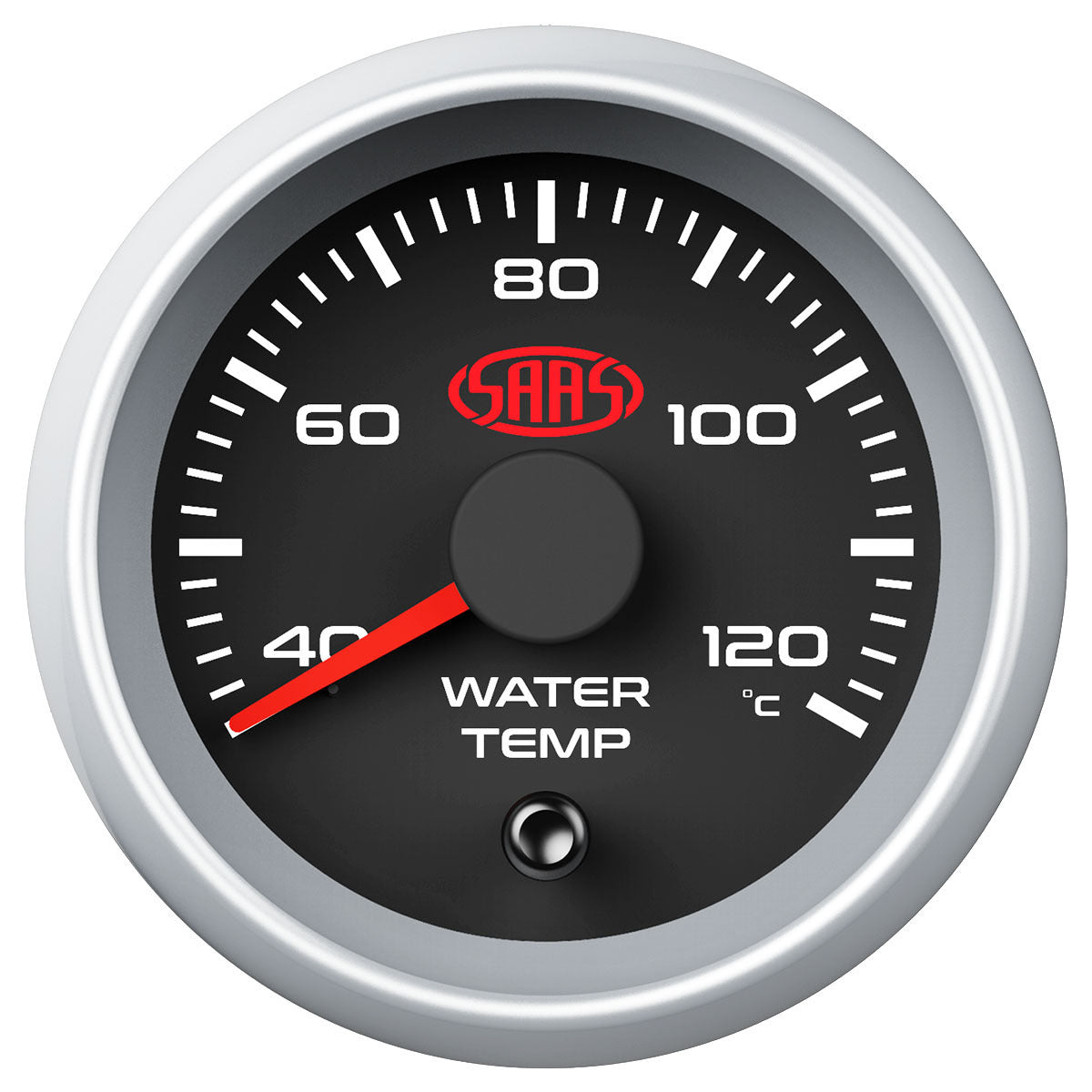 SAAS-Water-Temp-Gauge-40°-120°-Series2-52mm-Black-|-SGWT52BS2