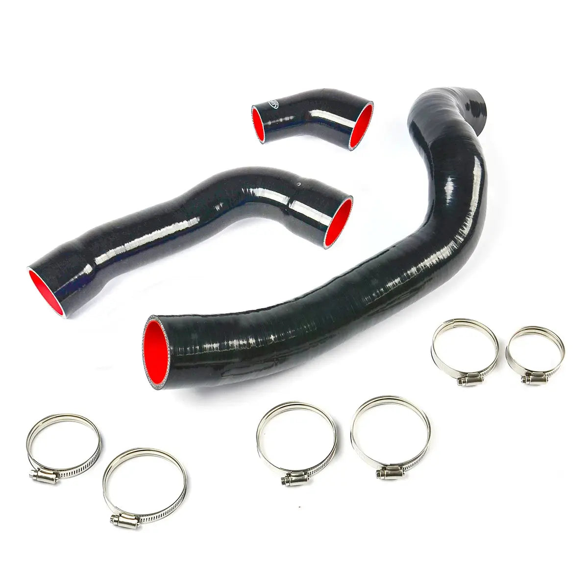 Saas Silicone Hose & Clamp Intercooler Upgrade Kit Ford Ranger / Mazda Bt50 2.2L 110kW 3 Piece 2011 - 2022 | Ssh2205-Kit