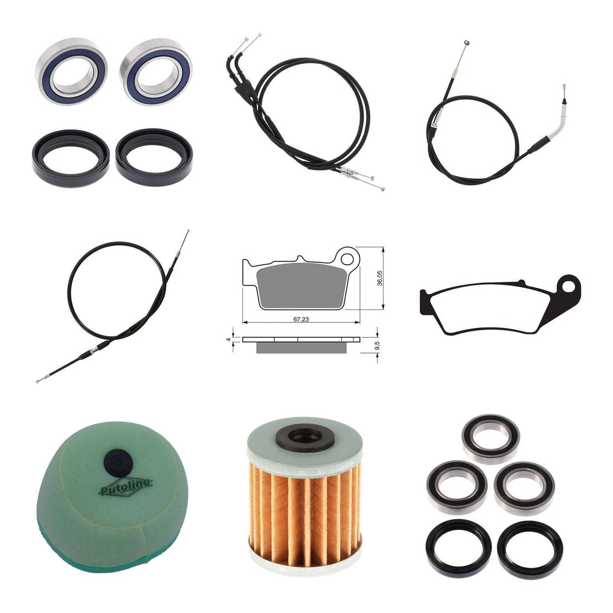 Offroad Refurb Kit - Suzuki RMZ250 '07