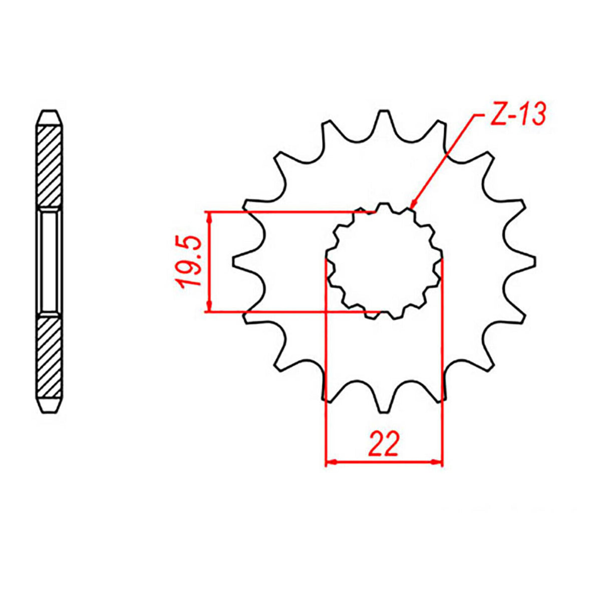 XAM Sprocket Kit Suzuki ATV LT160 11/39
