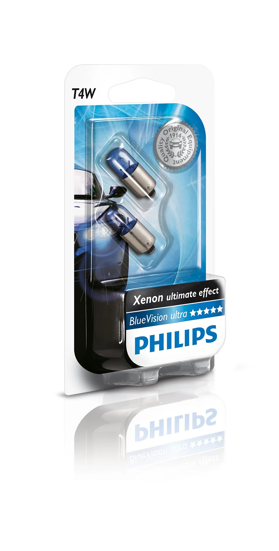 Philips BA9S Blue Vision 12V 4W Globe