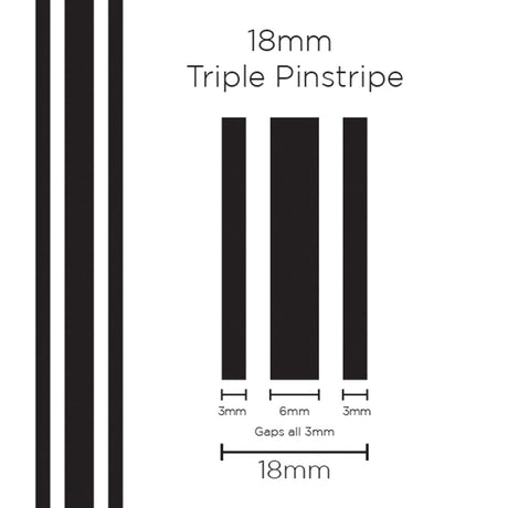 SAAS-Pinstripe-Triple-Black-18mm-X-10M-|-11101