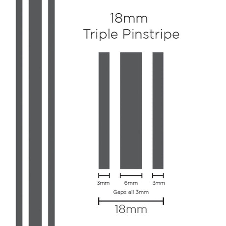 SAAS-Pinstripe-Triple-Charcoal-18mm-X-10M-|-11108