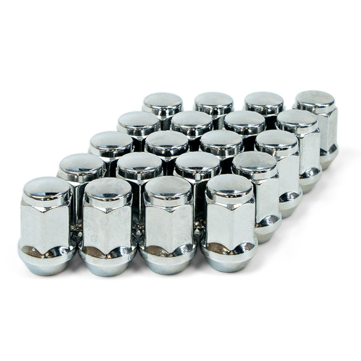 SAAS-Wheel-Nut-Flat-Head-Bulge-Chr-12-X-1.50-35mm-|-43596B