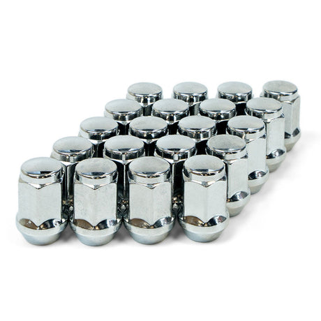 SAAS-Wheel-Nut-Flat-Head-Bulge-Chr-12-X-1.50-35mm-|-43596B