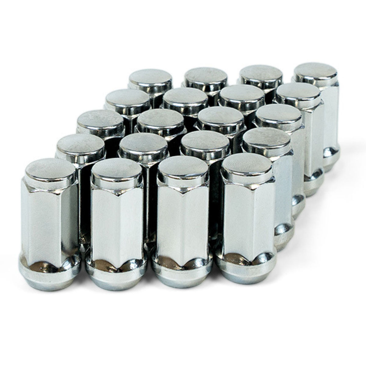 SAAS-Wheel-Nut-Flat-Head-Bulge-14X-1.5-Chrome-45mm-|-44599B