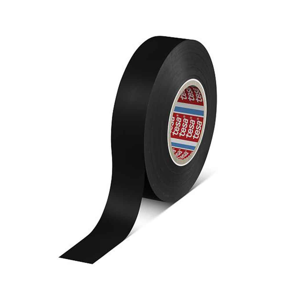 Tesa 60804 Electrical PVC Insulation Tape Black 19mm x 20m