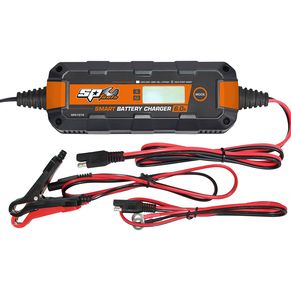 SP Tools Smart Battery Charger  6v & 12v 6A