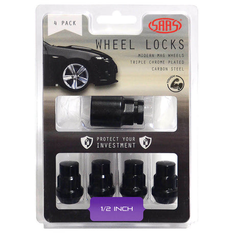 SAAS-Lock-Nuts-Splined-Bulge-1/2-Black-Pk-4-|-913021BC