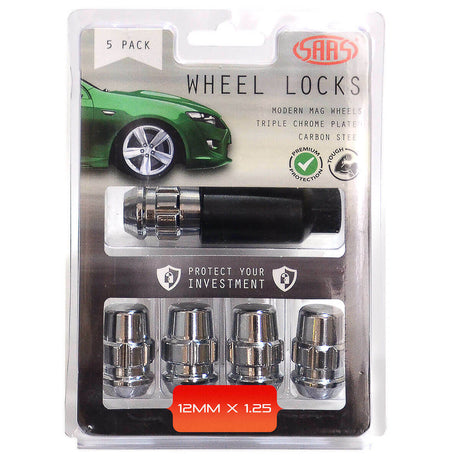 SAAS-Lock-Nuts-Splined-Acorn-Bulge-12mm-X-1.25-Pk-5-|-923325-5