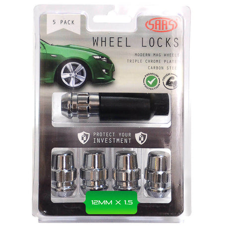 SAAS-Lock-Nuts-Splined-Acorn-Bulge-12mm-X-1.50-Pk-5-|-923326-5